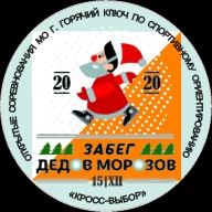 Открытые соревнования МО г. Горячий Ключ по спортивному ориентированию "Забег Дедов Морозов-2020"